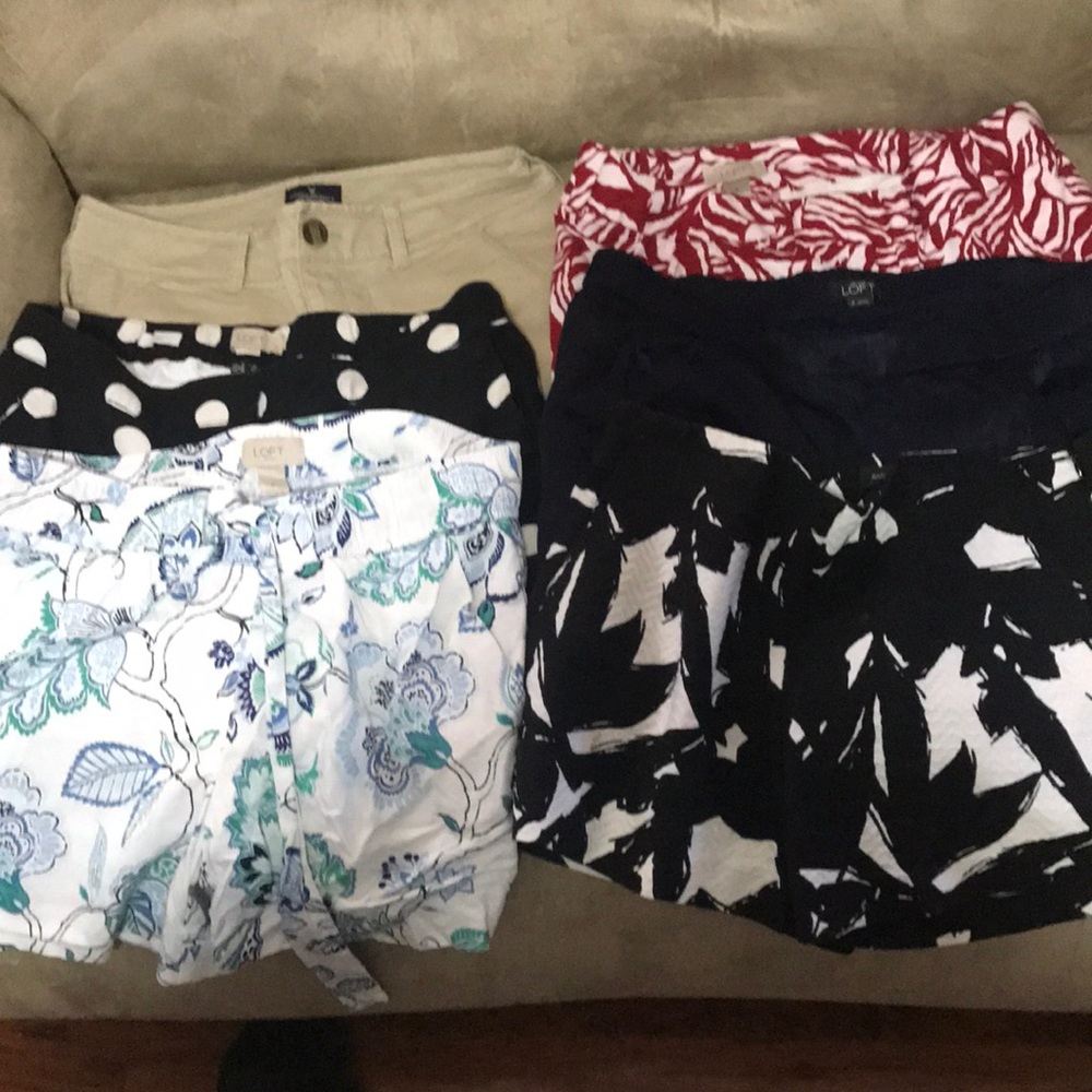 Loft, Banana Republic, American Eagle sz 4 shorts